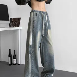StyleCast x Revolte Men Relaxed Fit Light Fade Jeans-image-33