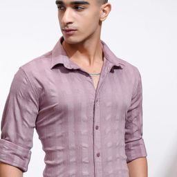 HIGHLANDER Men Slim Fit Opaque Casual Shirt-picture-22