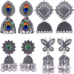 Sangria Alloy Silver-Plated Earrings-image-94