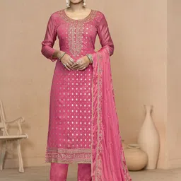 Maroosh Embellished Unstitched Dress Material-image-25