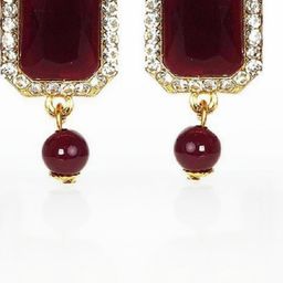 Anouk Women Maroon Jewellery Set-image-58
