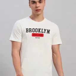 SWAGNOX Typography Printed Round Neck Cotton T-Shirt-picture-29