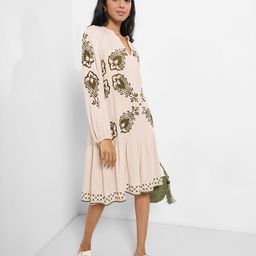 AKKRITI BY PANTALOONS Floral Print Drop-Waist Dress-picture-36