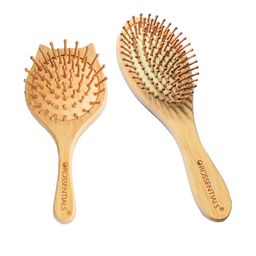 OROSSENTIALS Set Of 2 Wooden Hair Brush-72