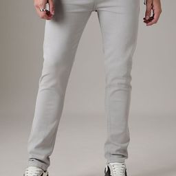 Banana Club Men Light Grey Slim Fit Denim Jeans-image-73