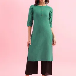 HRITIKA Round Neck Straight Kurta-51