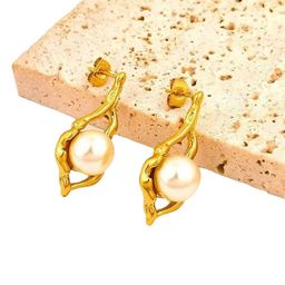 DIVASTRI Floral Studs Earrings-28