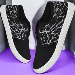 Free Kicks Men Black Canvas Marking Running Sports Shoes-picture-34