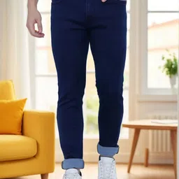 AWACK Men Comfort Regular Fit High-Rise Stretchable Jeans-image-86