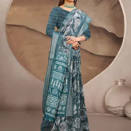 Mitera Floral Zari Saree-image-64