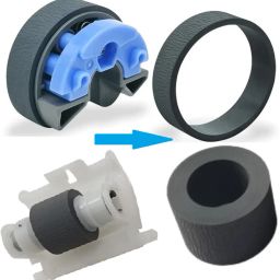 PRINTER PARTNER Pickup Roller Rubber-Tire Set for EPSON Eco Tank L8050 L18050 L8058 L18058 Black Ink Toner-18