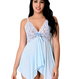 chia fashions Net Baby Doll with Asymmetric-picture-24