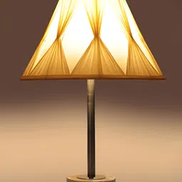 Aura Off White Metal Frustum Shaped Table Lamp-image-95