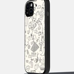 macmerise Quirky Printed iPhone 14 Plus Back Case Mobile Accessories-14