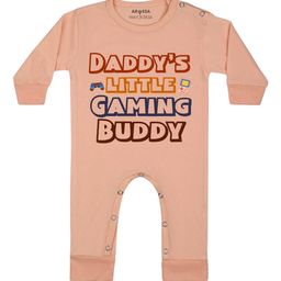 Arvesa Daddy Little Gaming Buddy Printed Bodysuit-image-12