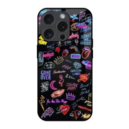 QRIOH Quirky Printed iPhone 15 Pro Back Case Mobile Accessories-image-76