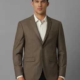 Louis Philippe Men Checked Single Breasted Blazers-picture-15