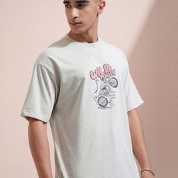 HIGHLANDER Men Graphic Printed Round Neck Cotton Relaxed Fit T-shirt-image-70