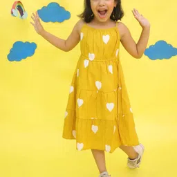 Vastrarth Girls Geometric Print Fit & Flare Dress-picture-16