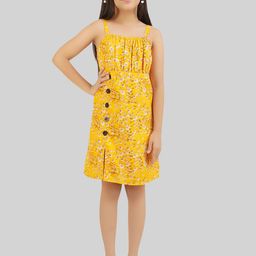 BEING NAUGHTY Girl Floral Print Fit & Flare Dress-picture-5