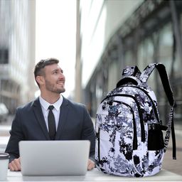 Tinytot Unisex Kids Geometric Backpack image 4