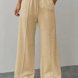 CLOTHINK INDIA Women Relaxed Loose Fit Korean Pants-picture-28