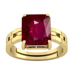 RSPR 11.25 Ratti 10.60 Carat Natural Manikya Stone-Studded Adjustable Finger Ring-image-69