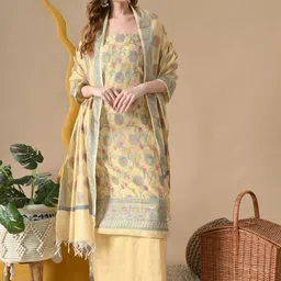 THE WEAVERS SHOP BY RAAVI Printed Unstitched Dress Material-image-81