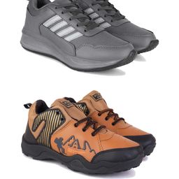DRACKFOOT Men Non-Marking Running Sports Shoes-image-74