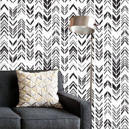 ArtzFolio Printed UV-Resistant Anti-Bacterial Monochrome Doodle Peel & Stick Wallpaper-image-37