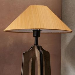 Fabindia Yellow Cotton Frustum Shaped Table Lampshade-picture-34