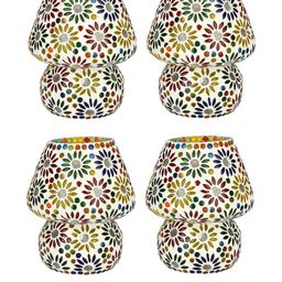 SOMIL Multicoloured Textured Glass Table Lamp-image-79