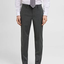 MANGO MAN Slim Fit Formal Trousers-image-93