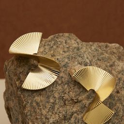 DressBerry Gold-Plated Contemporary Studs-image-65
