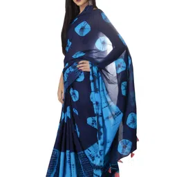 Dastkar Pure Cotton Block Print Saree-picture-37