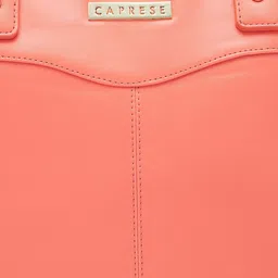 Caprese PU Oversized Structured Shoulder Bag with Applique image 4