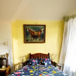 Wee Hours Navy Blue Queen Bedsheet with 2 Pillow Covers & 2 Cushion Covers-image-94