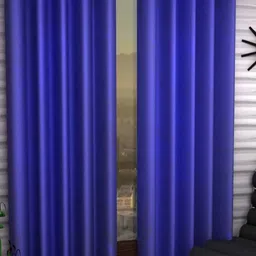 BELLA TRUE Blue 2 Pieces Door Curtains-image-17