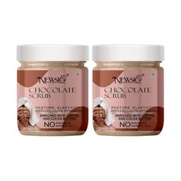 Newsio Set Of 2 Chocolate Face scrub -100g Each-44