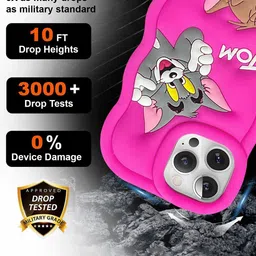CASE CREATION Cartoon Characters Printed iPhone 8 Bumper Case Mobile Accessories image 2