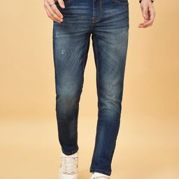 SF JEANS by Pantaloons Men Regular Fit Mildly Distressed Heavy Fade Jeans-image-76