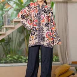 autumn lane FFI Jayti Floral Printed Tunic With Palazzo Co-Ords-picture-13