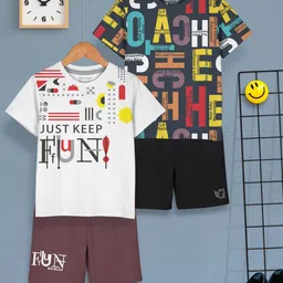 HELLCAT Boys Printed T-shirt with Shorts-picture-28