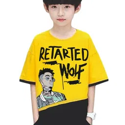 ACTLIVE Kids-Boys Yellow Clothing Set-19