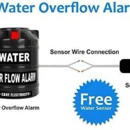 paliwalcreation Water Tank Over Flow Alert Alarm Musical Alarm ( Save Electricity and Save water ) Wired Sensor Security System,High Quality Overflow Voice Sound Wired Sensor Security System-picture-24