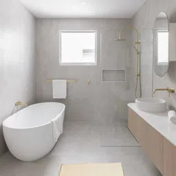 Thevasa Cream-Colored Microfibre 1300 GSM Bath Rugs-image-92