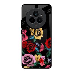 QRIOH Floral Printed Realme 14 Pro 5G Back Case Mobile Accessories-image-68