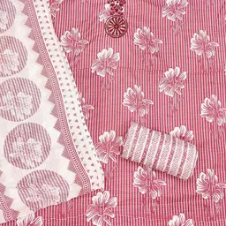 KALINI Floral Printed Thread Work Unstitched Dress Material-picture-31