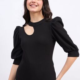 Berrylush Puff Sleeve Top-image-7