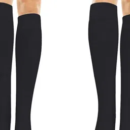 MUKHAKSH Unisex Black Socks-picture-3